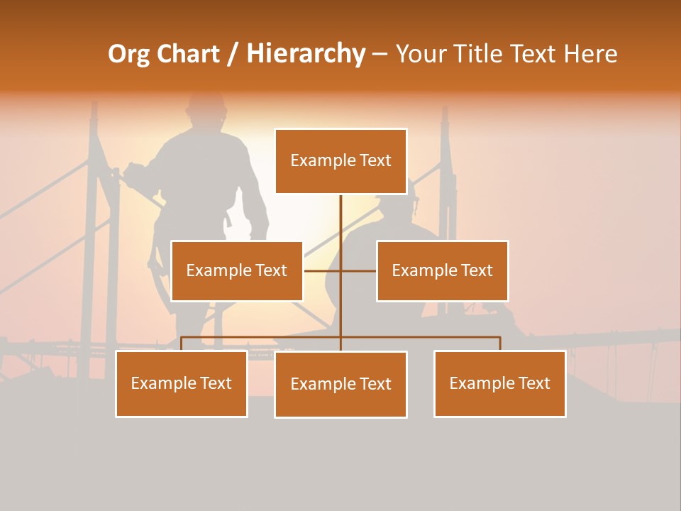 Villa Dusk Landscape PowerPoint Template