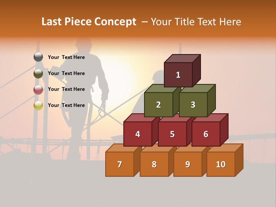 Villa Dusk Landscape PowerPoint Template