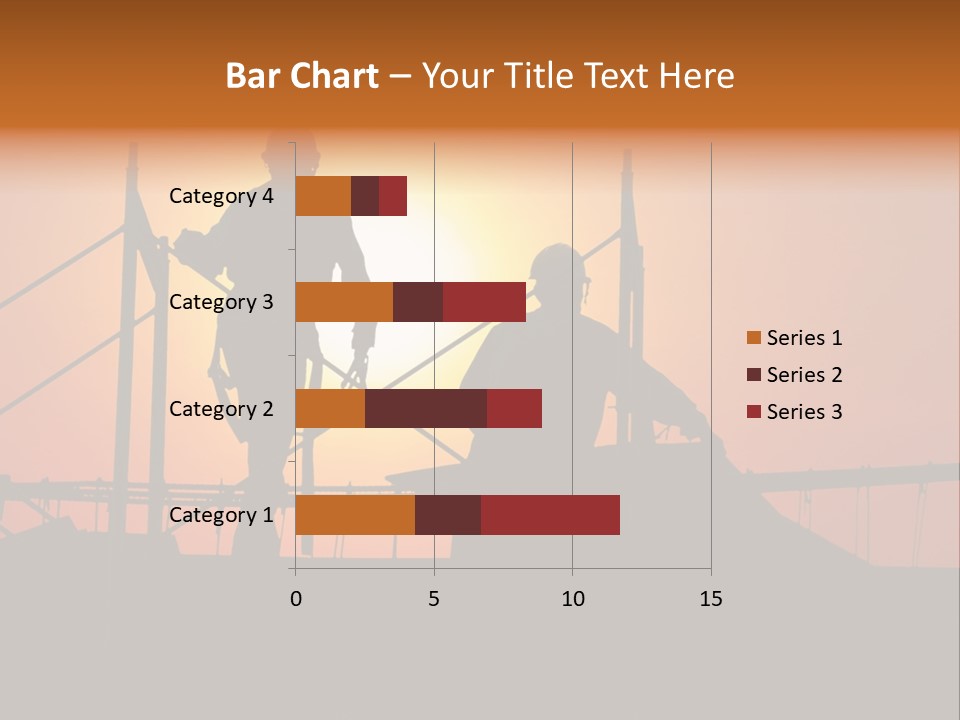 Villa Dusk Landscape PowerPoint Template
