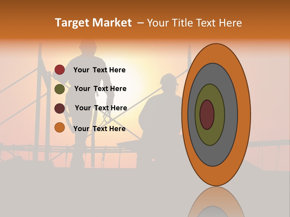 Villa Dusk Landscape PowerPoint Template