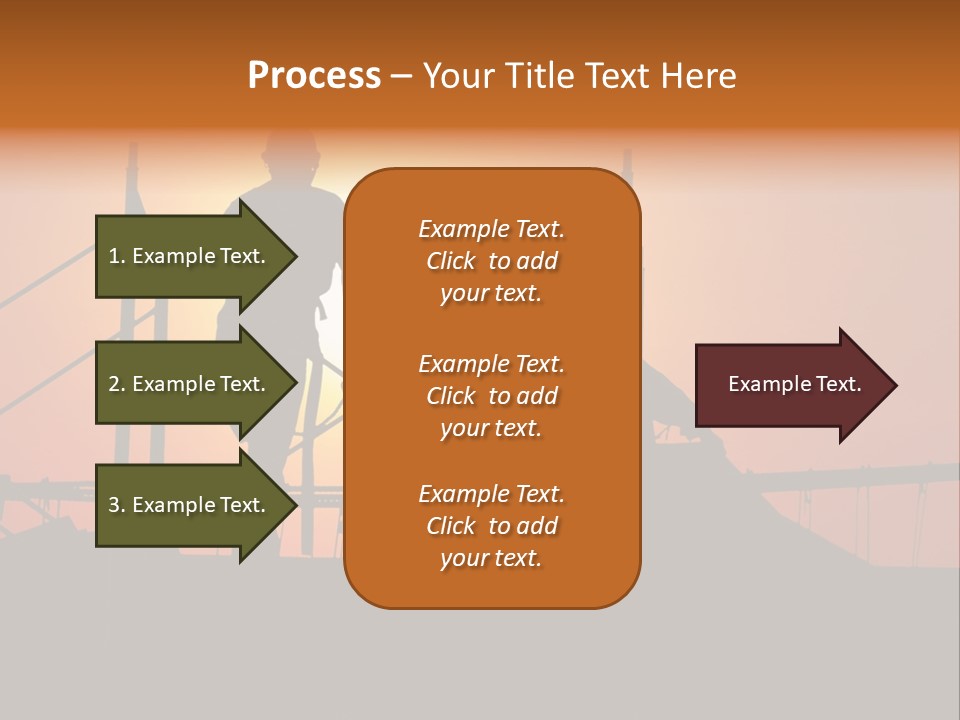 Villa Dusk Landscape PowerPoint Template