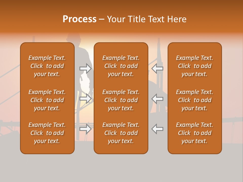 Villa Dusk Landscape PowerPoint Template
