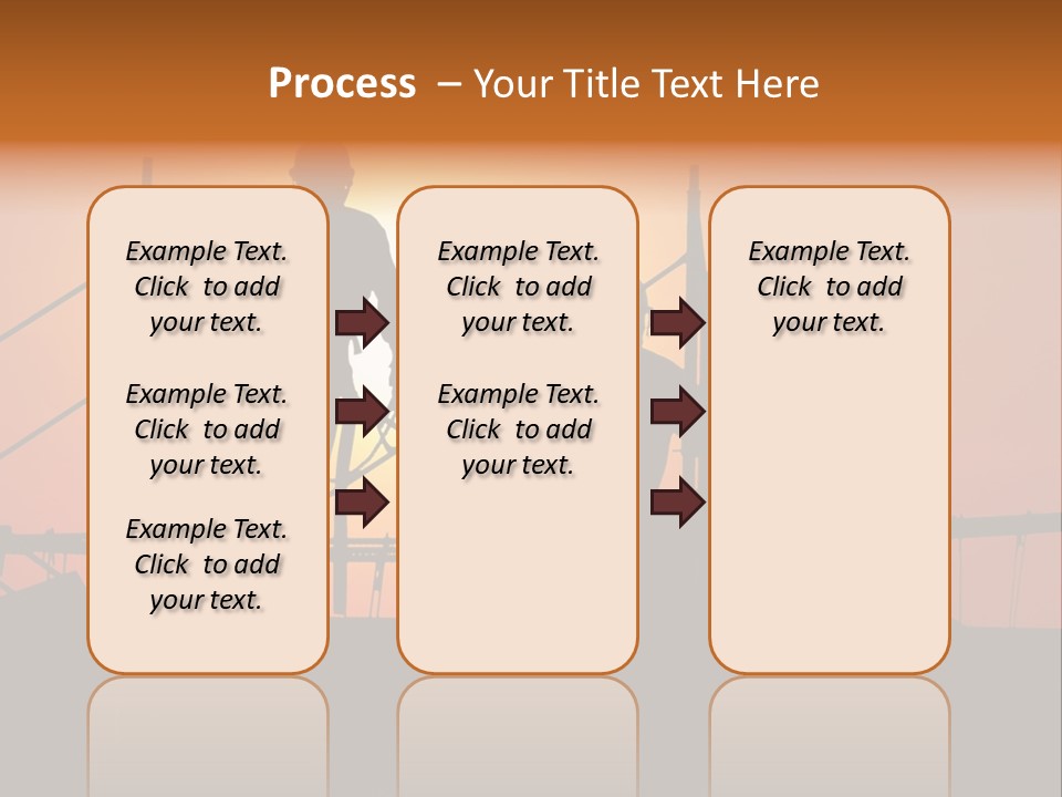 Villa Dusk Landscape PowerPoint Template