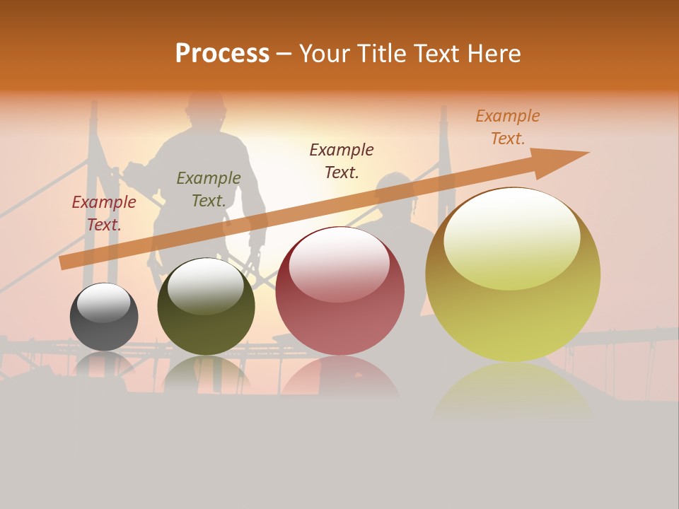 Villa Dusk Landscape PowerPoint Template