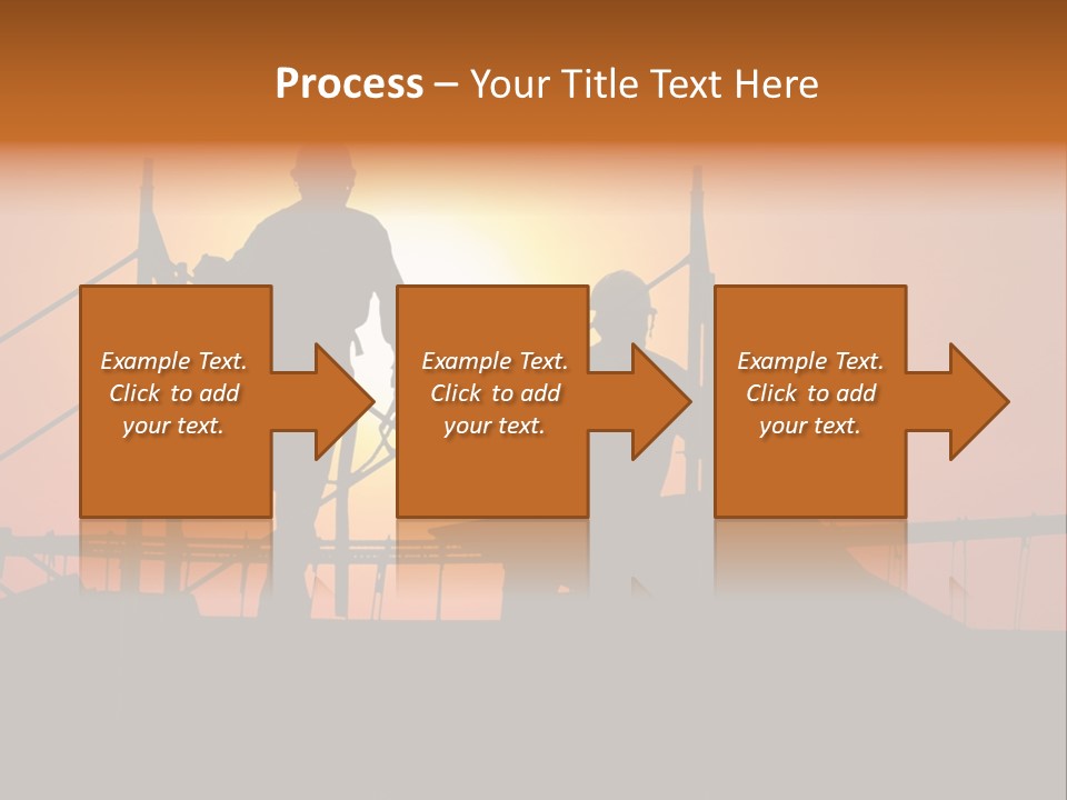 Villa Dusk Landscape PowerPoint Template