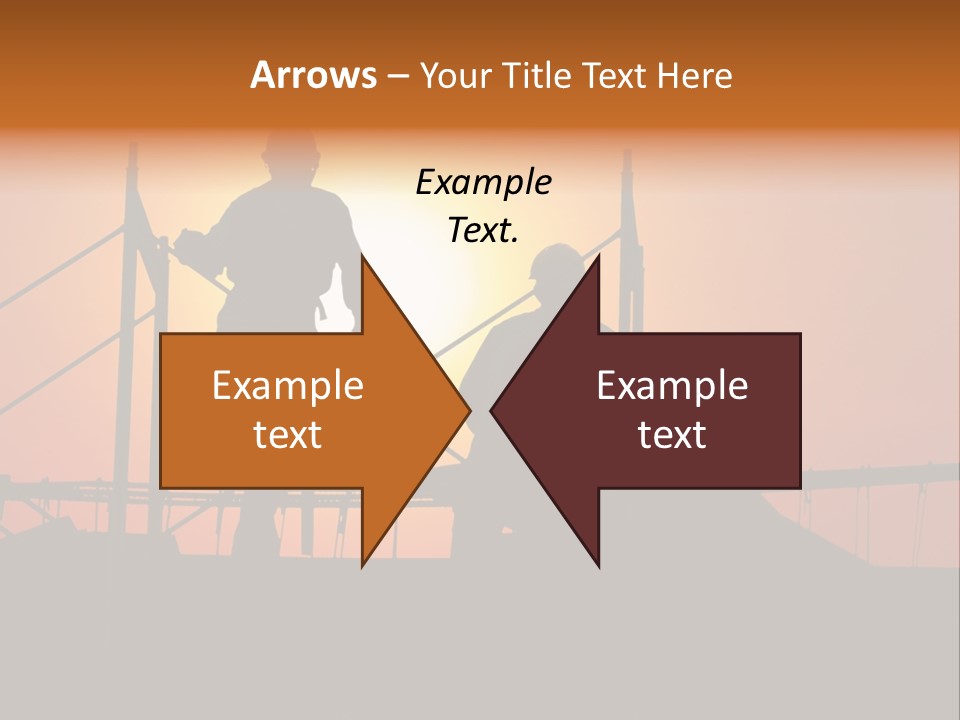 Villa Dusk Landscape PowerPoint Template