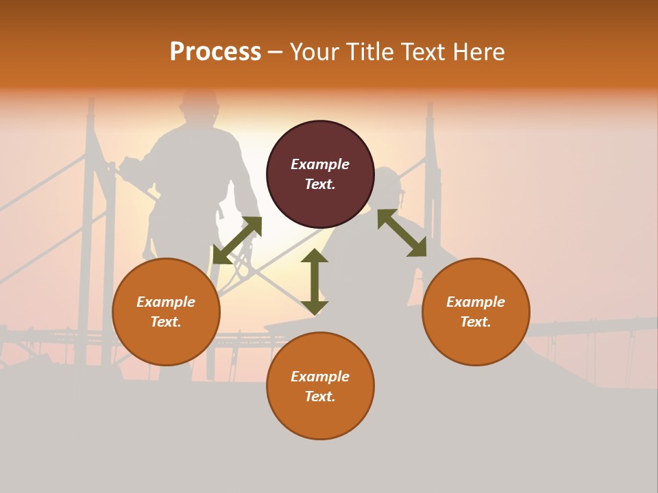 Villa Dusk Landscape PowerPoint Template