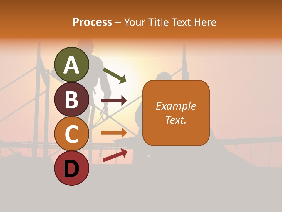Villa Dusk Landscape PowerPoint Template