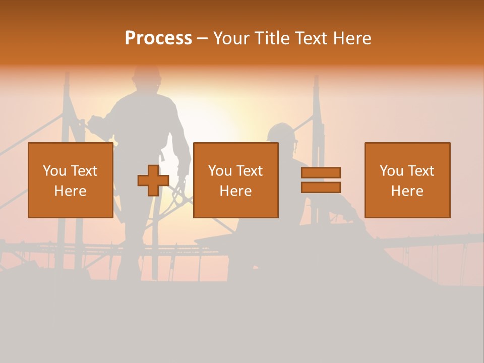 Villa Dusk Landscape PowerPoint Template
