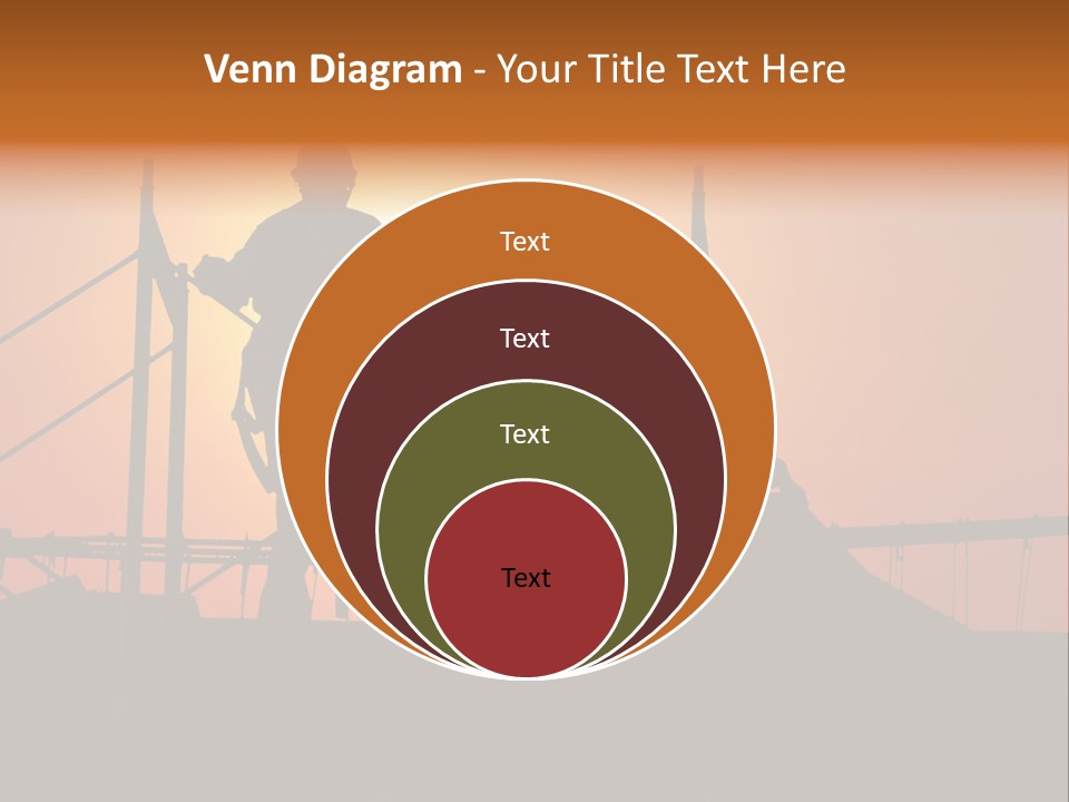 Villa Dusk Landscape PowerPoint Template