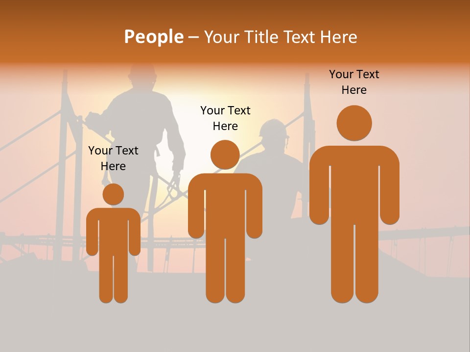 Villa Dusk Landscape PowerPoint Template