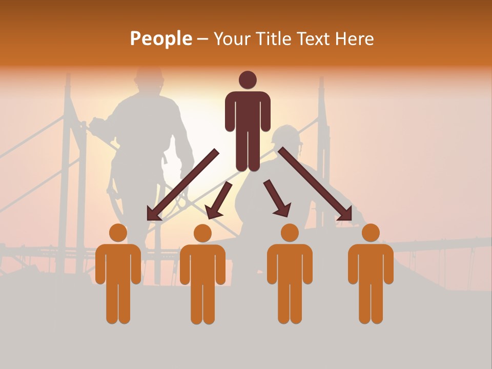 Villa Dusk Landscape PowerPoint Template