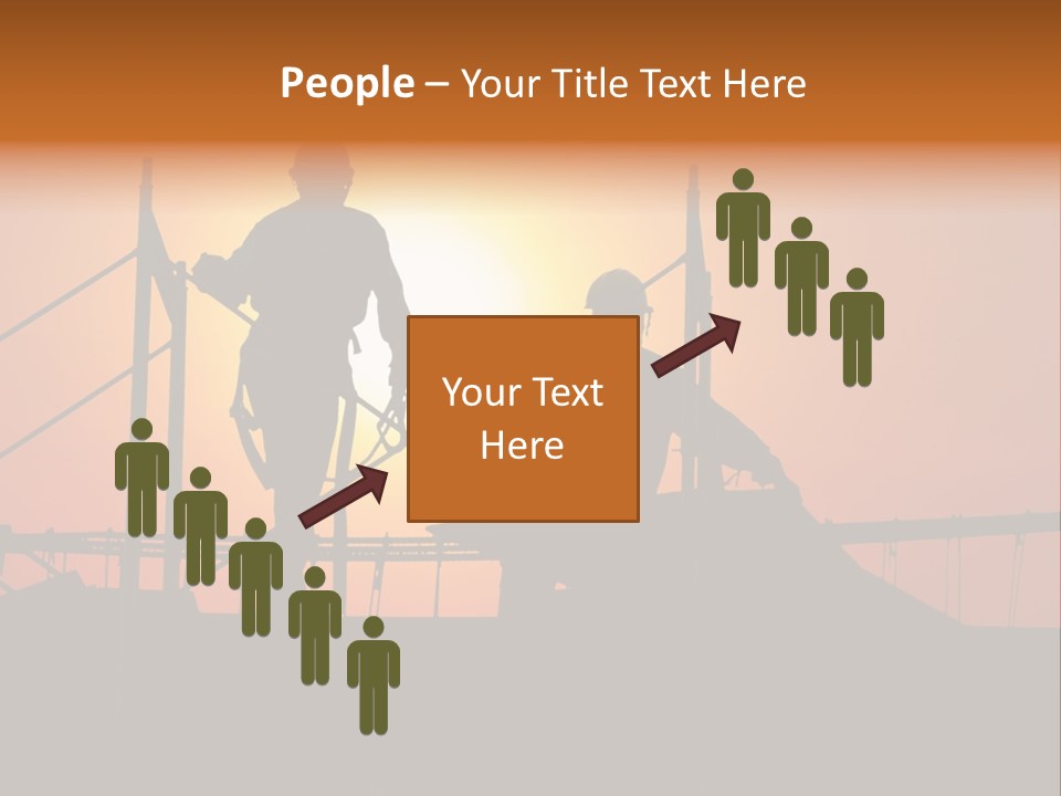 Villa Dusk Landscape PowerPoint Template