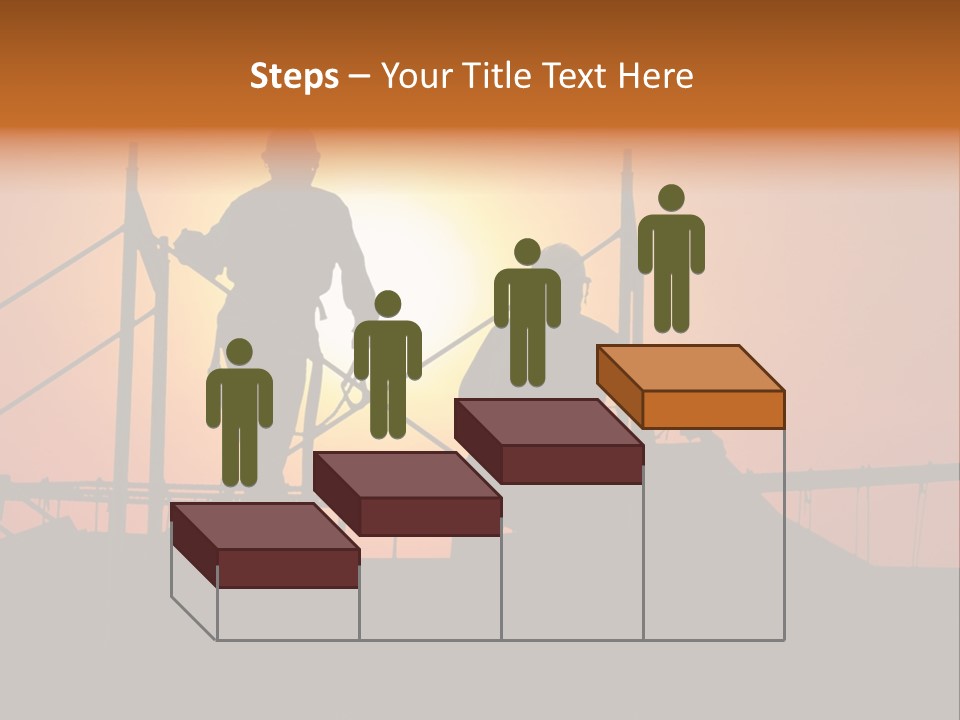 Villa Dusk Landscape PowerPoint Template