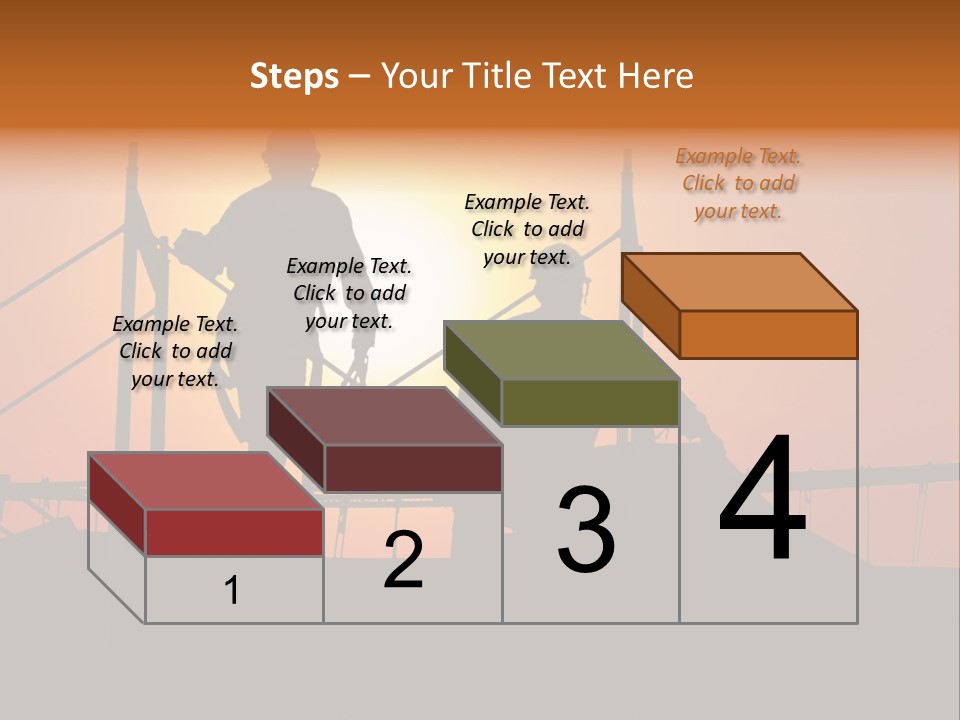 Villa Dusk Landscape PowerPoint Template