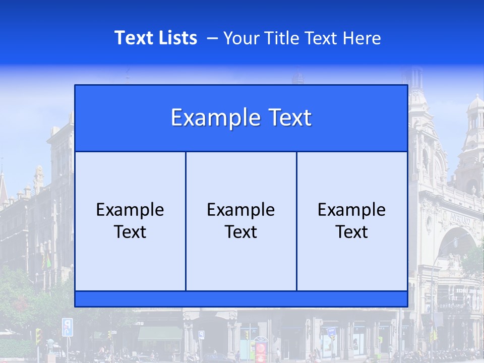 Capital Barsa Sky PowerPoint Template
