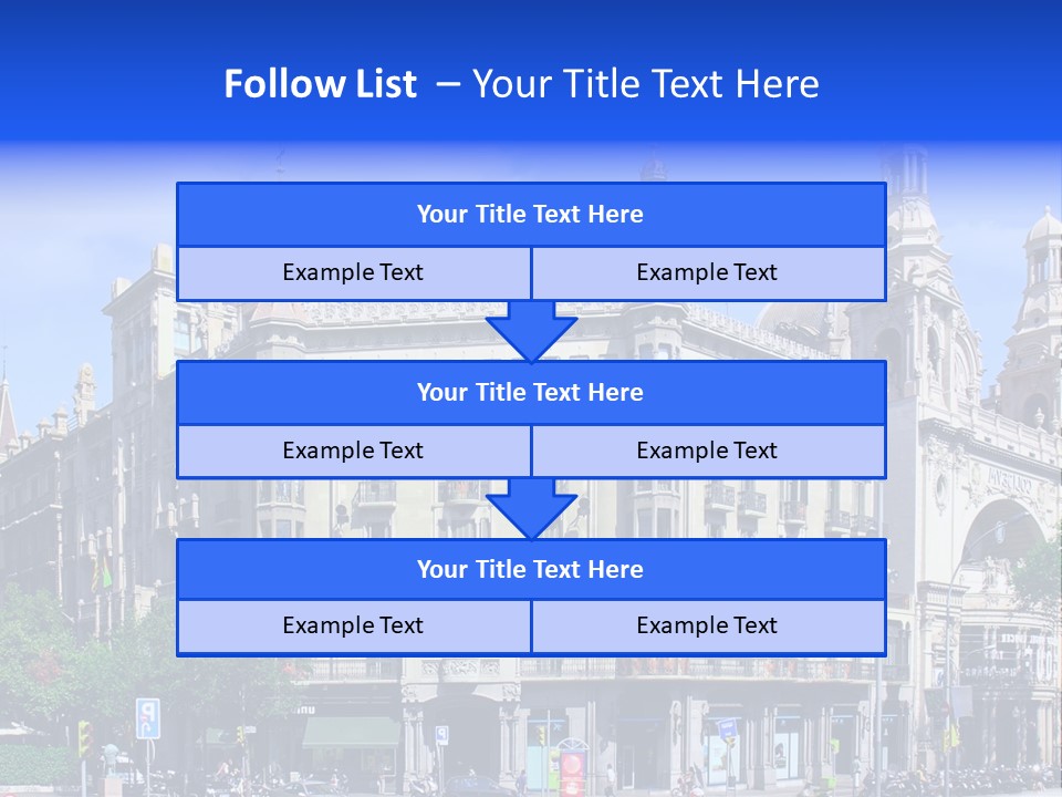 Capital Barsa Sky PowerPoint Template