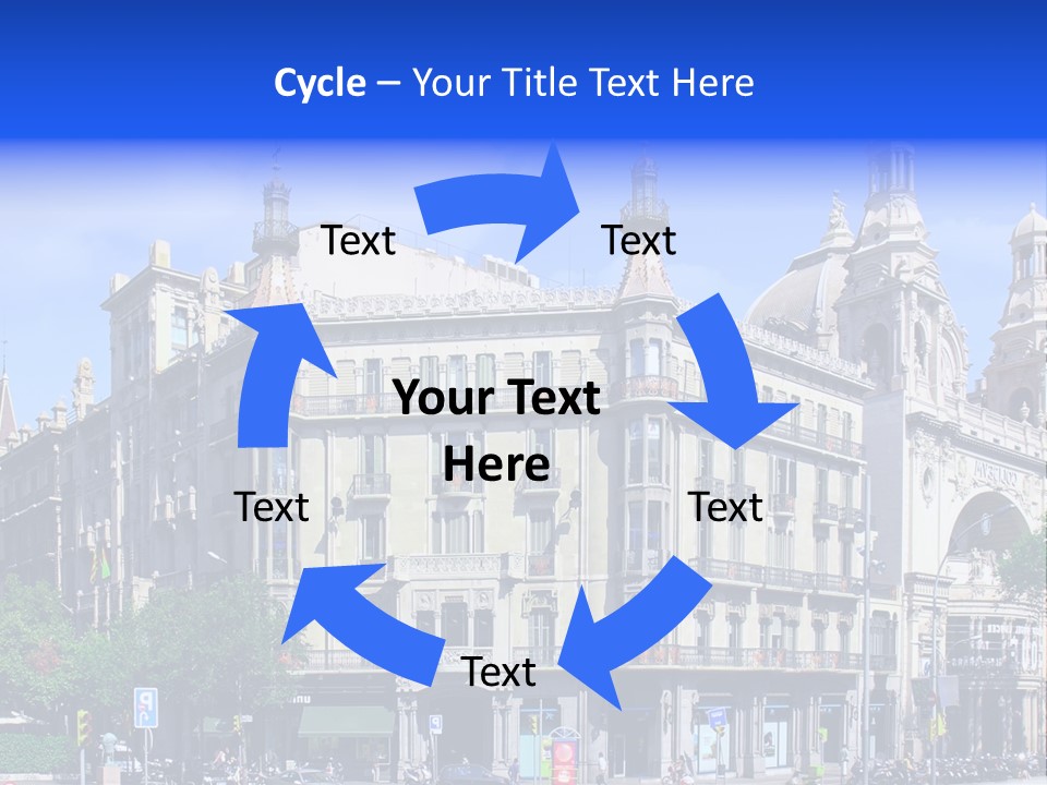 Capital Barsa Sky PowerPoint Template