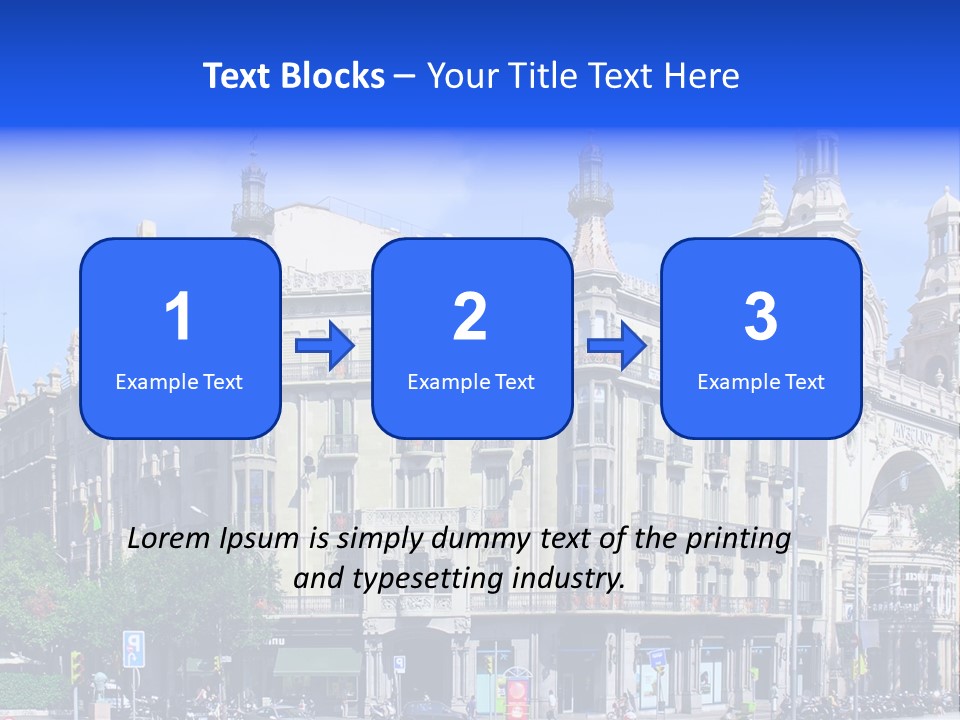 Capital Barsa Sky PowerPoint Template