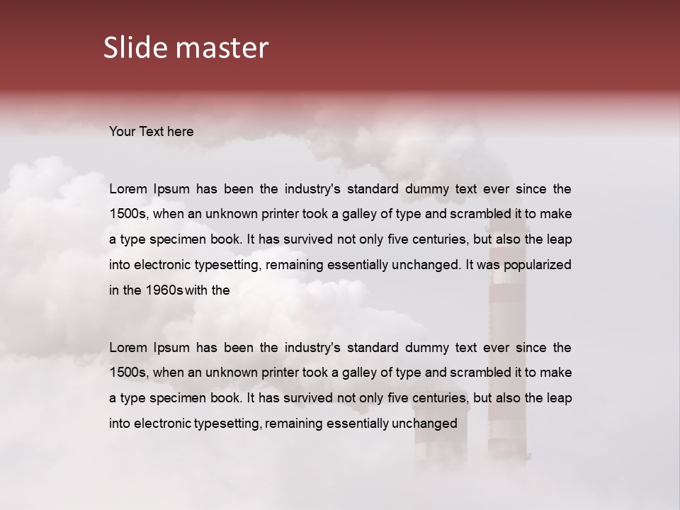 Majestic Sunset Ridge PowerPoint Template