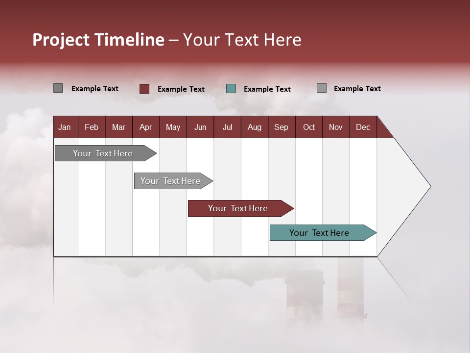Majestic Sunset Ridge PowerPoint Template