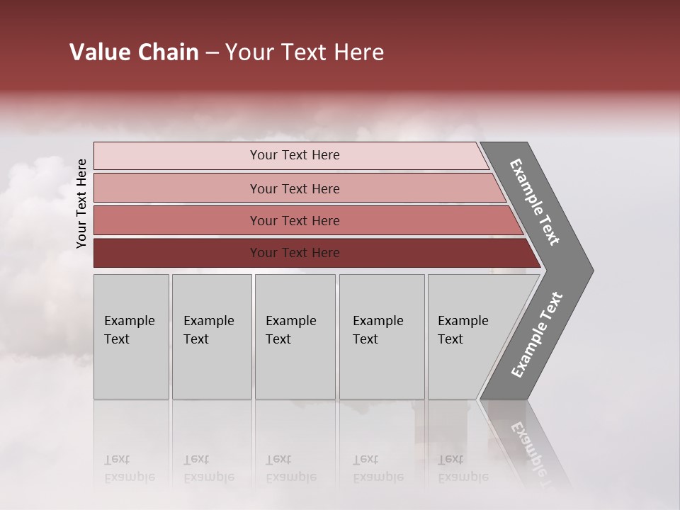 Majestic Sunset Ridge PowerPoint Template