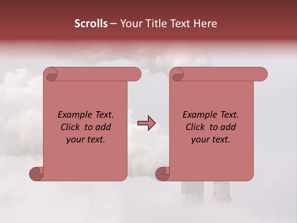 Majestic Sunset Ridge PowerPoint Template
