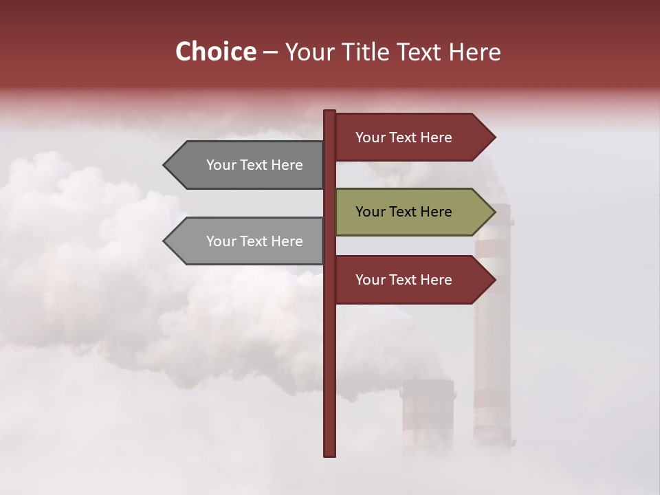 Majestic Sunset Ridge PowerPoint Template