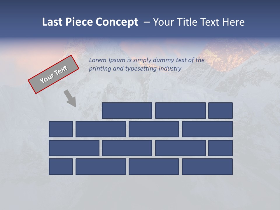 Majestic Sunset Ridge PowerPoint Template