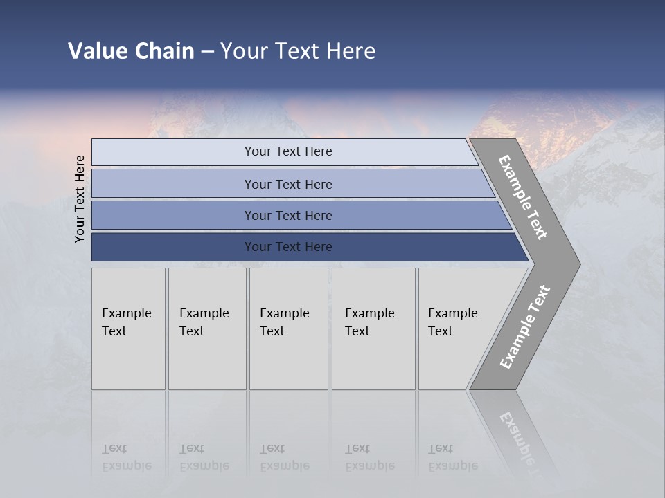 Majestic Sunset Ridge PowerPoint Template