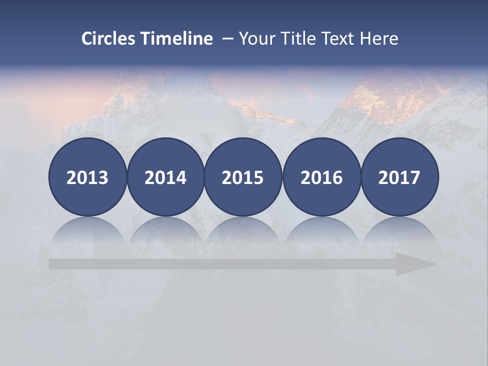 Majestic Sunset Ridge PowerPoint Template