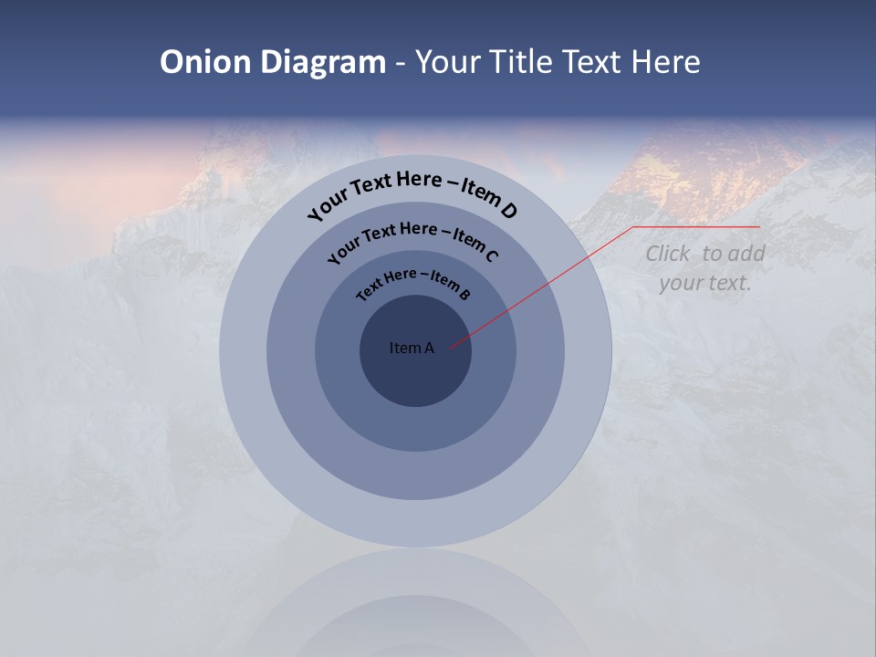 Majestic Sunset Ridge PowerPoint Template