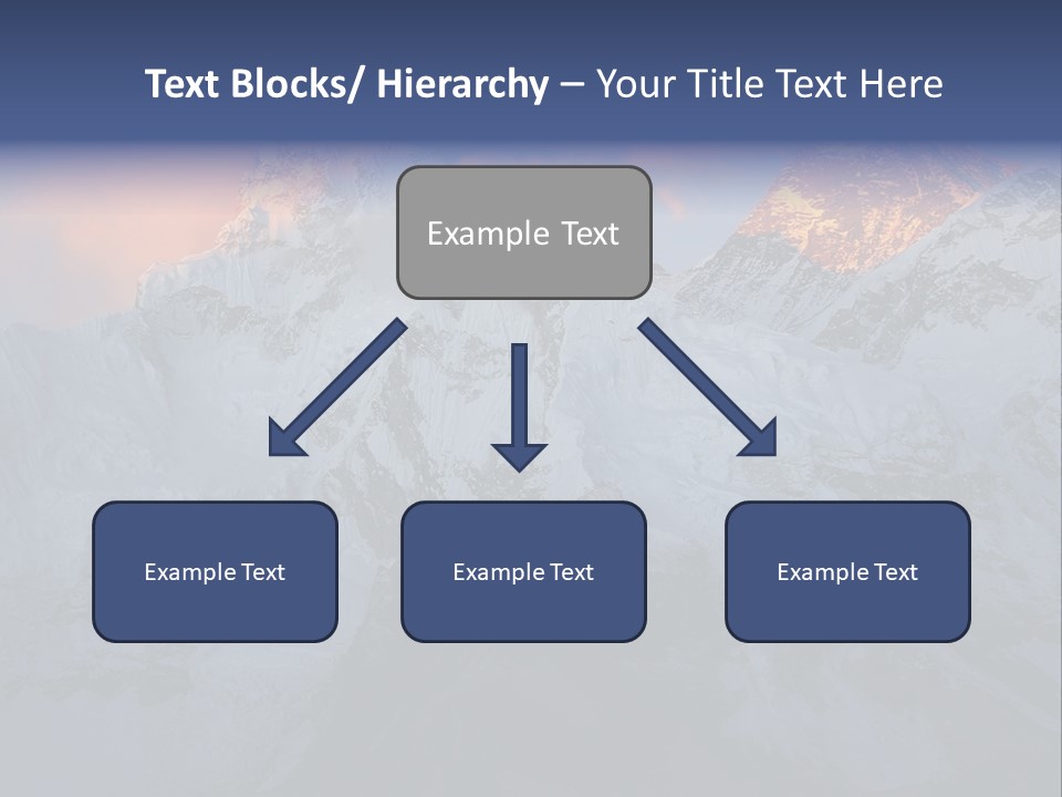 Majestic Sunset Ridge PowerPoint Template