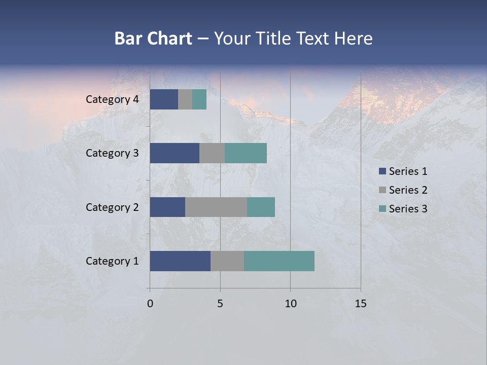 Majestic Sunset Ridge PowerPoint Template