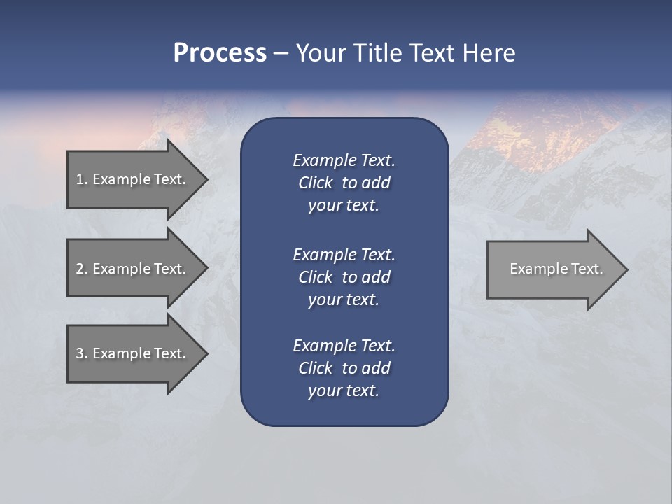 Majestic Sunset Ridge PowerPoint Template