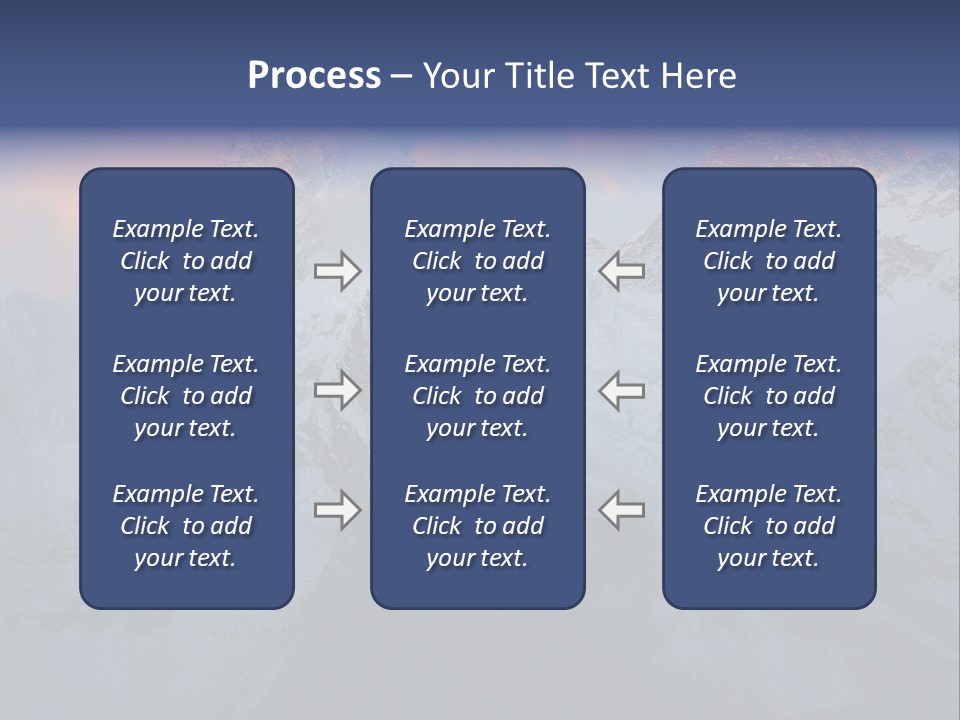 Majestic Sunset Ridge PowerPoint Template