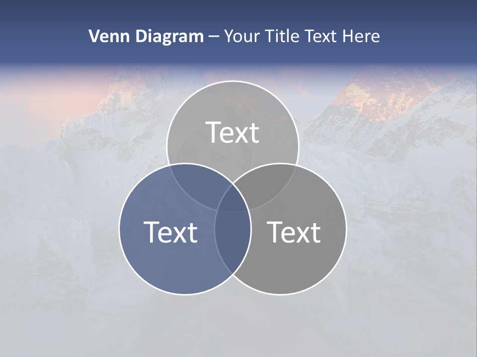 Majestic Sunset Ridge PowerPoint Template