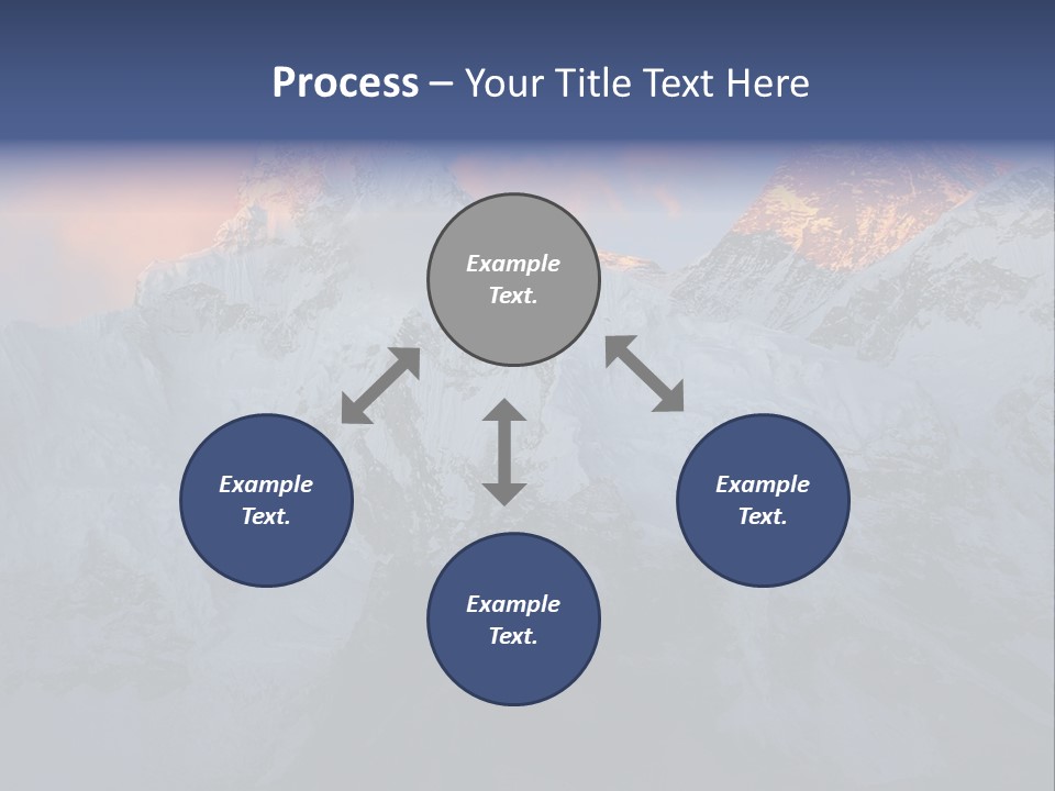 Majestic Sunset Ridge PowerPoint Template