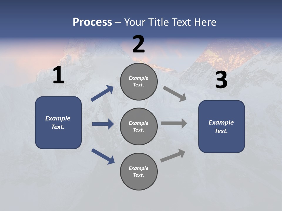 Majestic Sunset Ridge PowerPoint Template