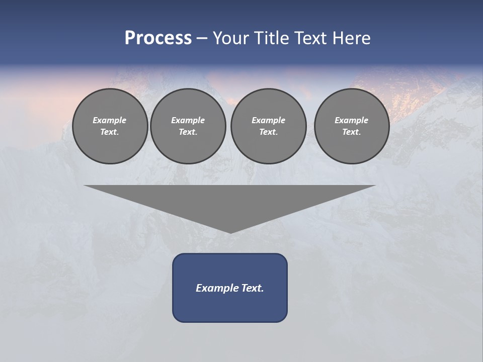 Majestic Sunset Ridge PowerPoint Template