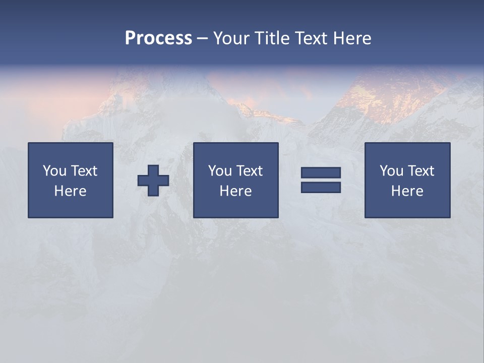Majestic Sunset Ridge PowerPoint Template