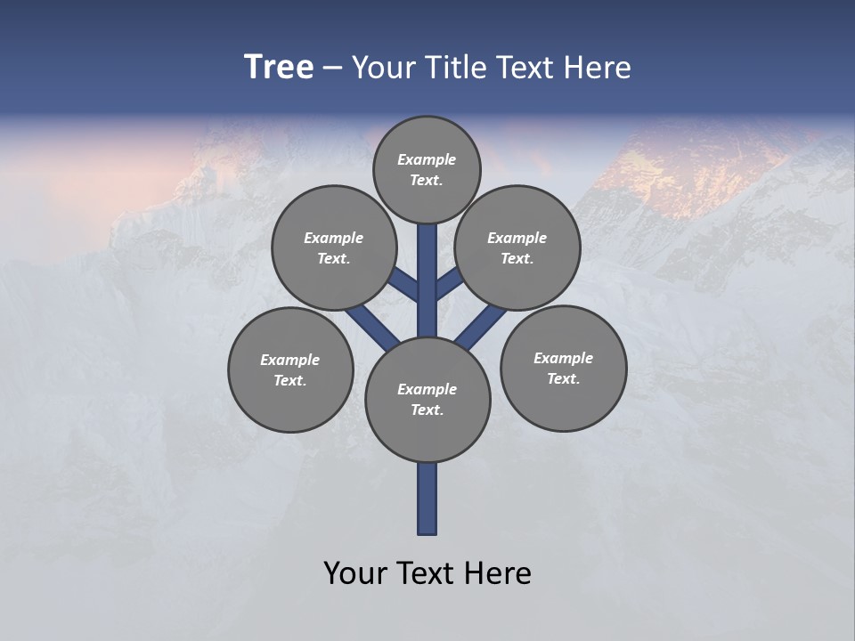 Majestic Sunset Ridge PowerPoint Template