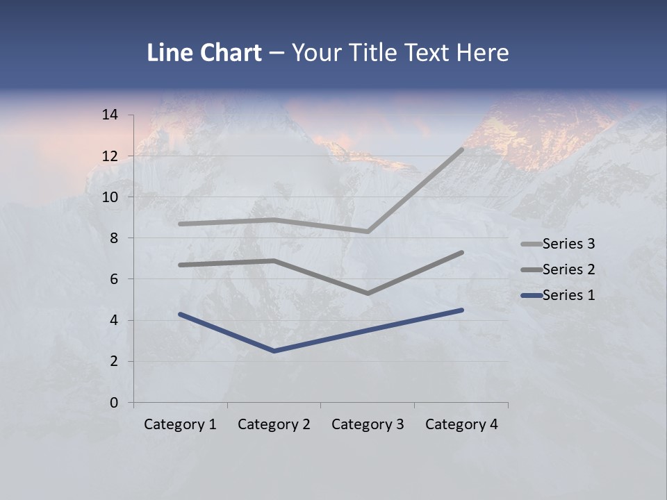Majestic Sunset Ridge PowerPoint Template