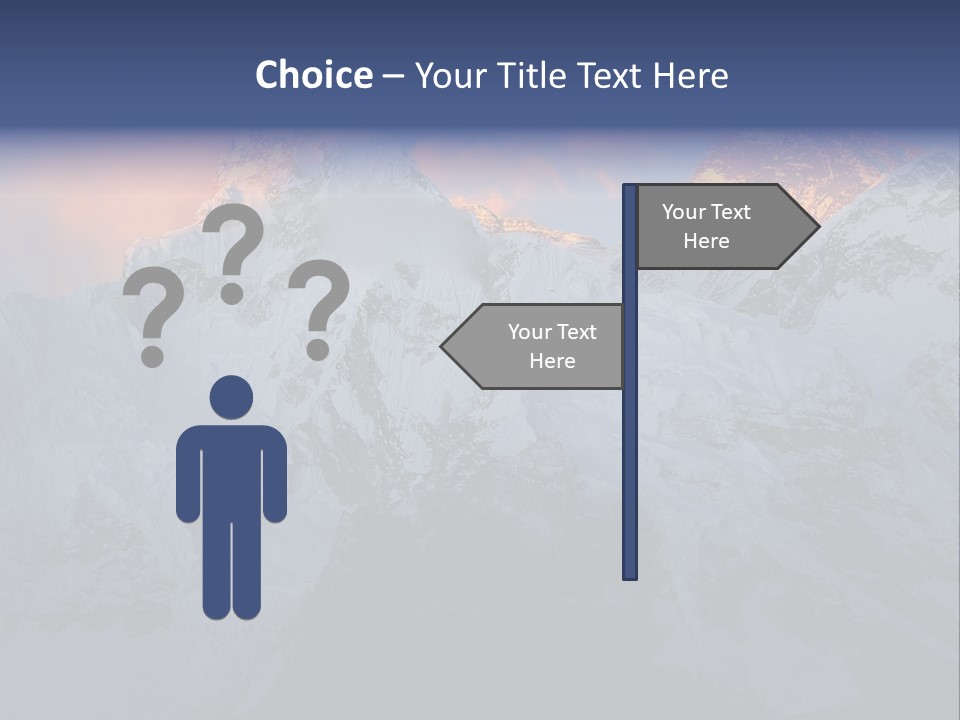 Majestic Sunset Ridge PowerPoint Template