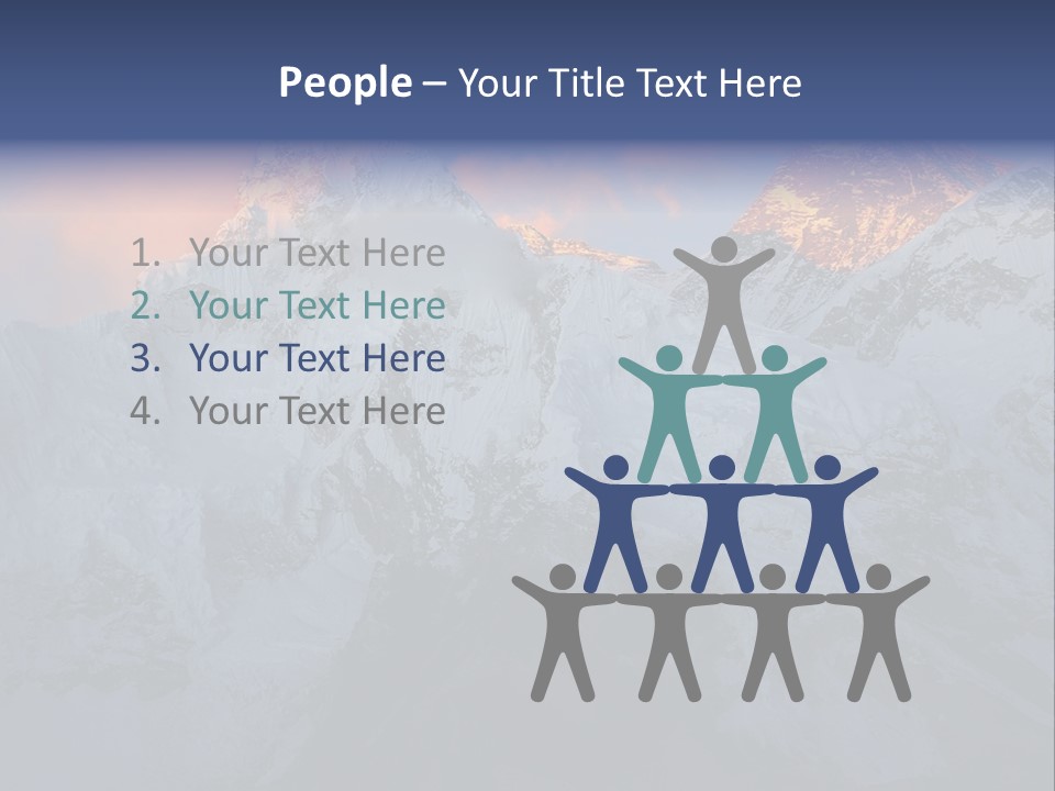 Majestic Sunset Ridge PowerPoint Template