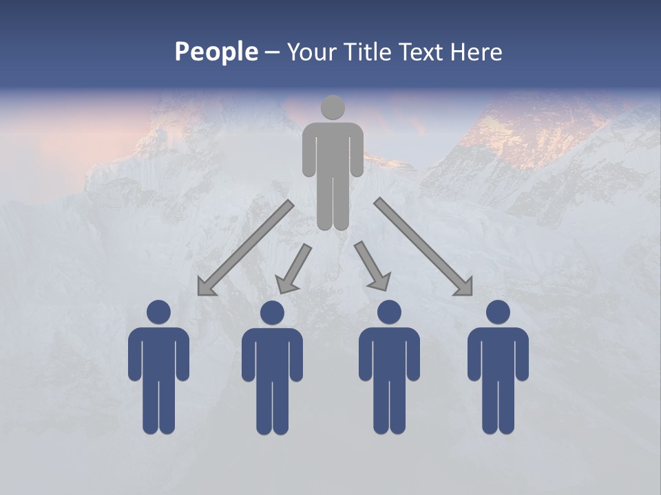 Majestic Sunset Ridge PowerPoint Template