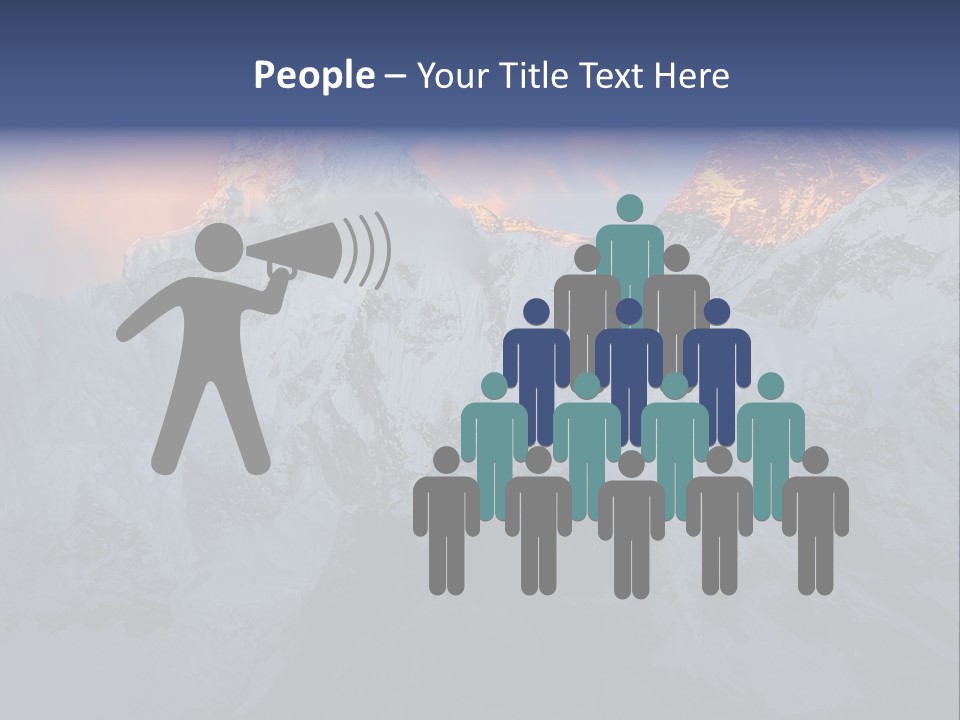 Majestic Sunset Ridge PowerPoint Template