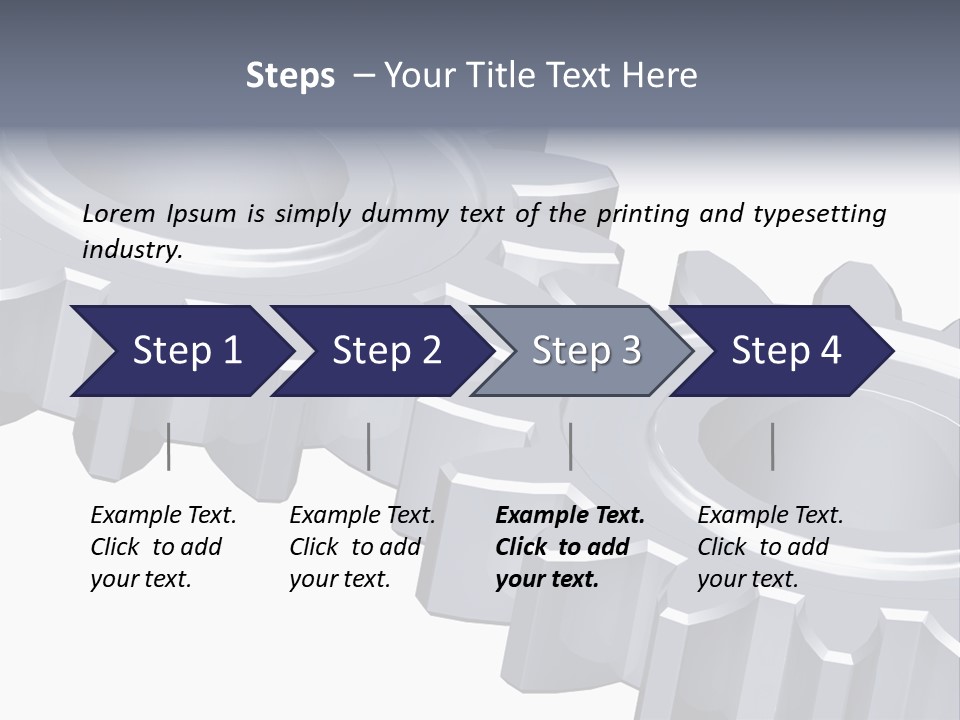 Engineering Set White PowerPoint Template