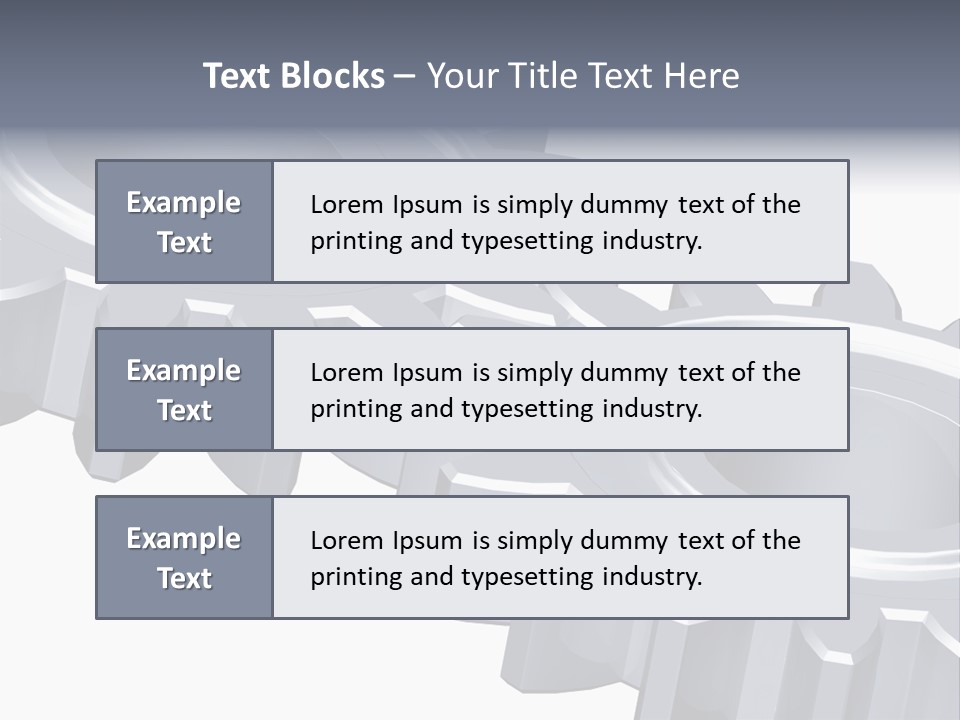 Engineering Set White PowerPoint Template
