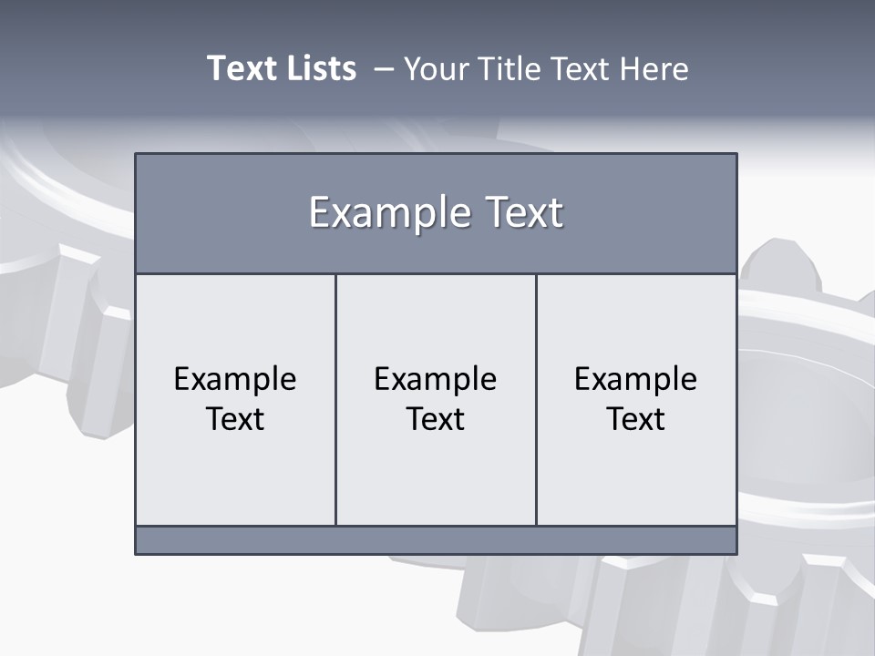 Engineering Set White PowerPoint Template